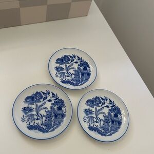 Blue willow Reutter Porzellan Germany 1920’s dishes RARE